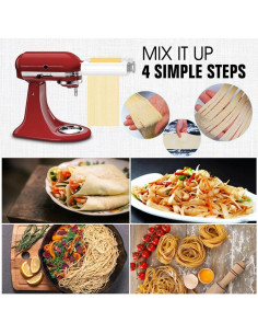 Set de Accesorios para Pasta 3 en 1 KitchenAid BFYLIN 2