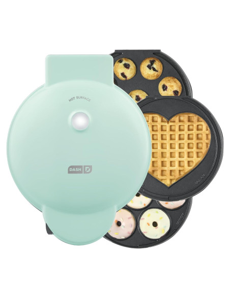 Sistema MultiMaker DASH 3 en 1 para Mini Donas y Cupcakes
