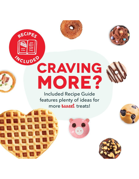 Sistema MultiMaker DASH 3 en 1 para Mini Donas y Cupcakes