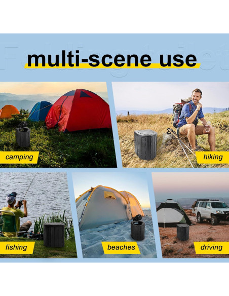 Inodoro portátil G2 GO2GETHER XL 39.88 cm para acampar