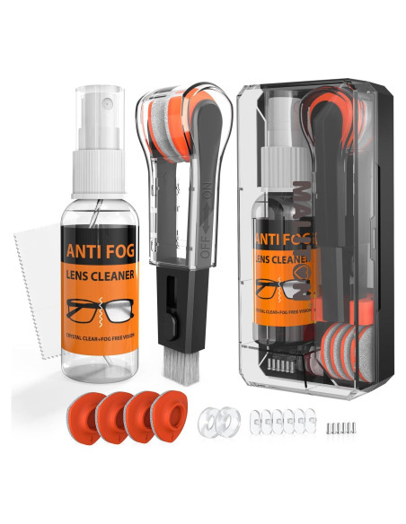 Kit de Limpieza de Gafas Maliton 8 en 1 Antivaho y Accesorios
