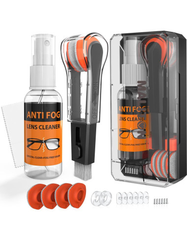 Kit de Limpieza de Gafas Maliton 8 en 1 Antivaho y Accesorios
