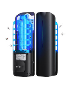 Trampa de Insectos Voladores BURLAN 9W con Luz UV y 10 Recargas