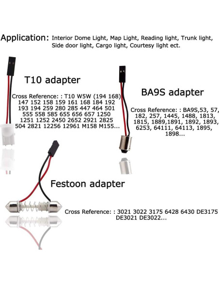 Luz de Techo LED RUICA 24SMD 12V Blanca - Paquete de 6