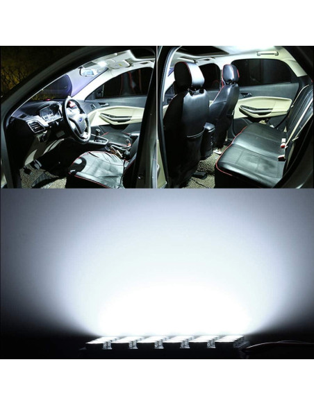 Luz de Techo LED RUICA 24SMD 12V Blanca - Paquete de 6