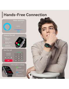 Reloj Inteligente aeac IDW19 1.8" HD Fitness IP68 Negro 2