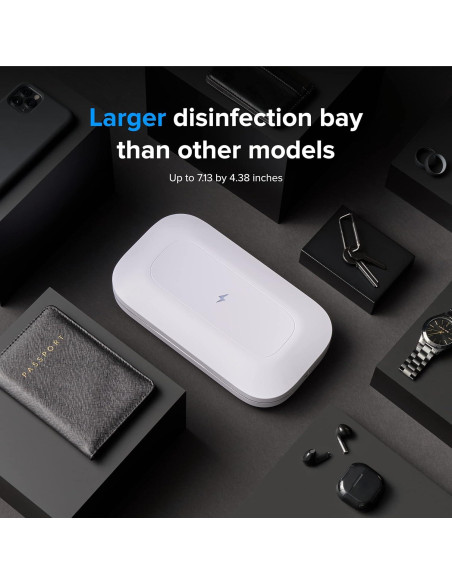 Caja Desinfectante UV-C PhoneSoap Pro para Teléfonos - Blanco