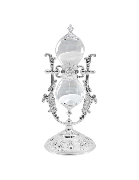 Reloj de Arena Rnuie 30 Min 29.97 cm Decorativo Plata