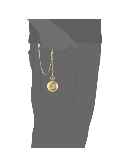 Reloj de bolsillo mecánico Charles-Hubert 47mm oro