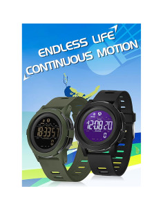 Reloj Digital Deportivo DIDITIME con Podómetro Impermeable 2