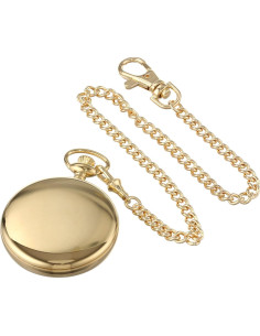 Reloj de bolsillo mecánico Charles-Hubert 3756-GA dorado 51mm 2