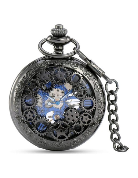 Reloj de bolsillo mecánico Avaner Steampunk 4.66 cm analógico