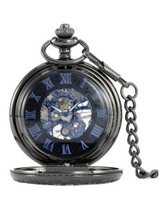 Reloj de bolsillo mecánico Avaner Steampunk 4.66 cm analógico 2
