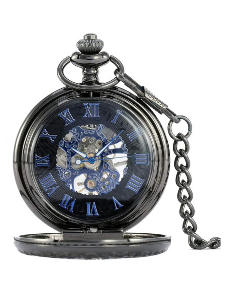 Reloj de bolsillo mecánico Avaner Steampunk 4.66 cm analógico