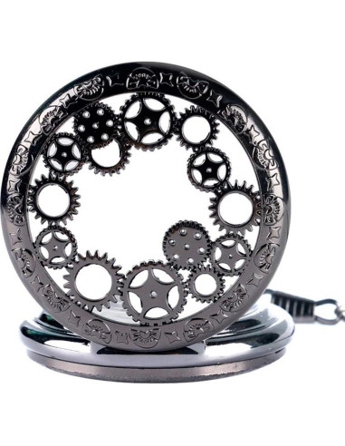 Reloj de bolsillo mecánico Avaner Steampunk 4.66 cm analógico