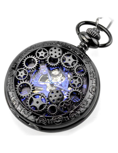 Reloj de bolsillo mecánico Avaner Steampunk 4.66 cm analógico