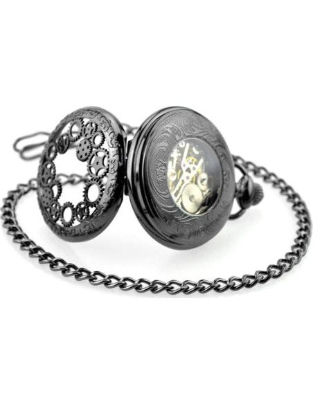 Reloj de bolsillo mecánico Avaner Steampunk 4.66 cm analógico