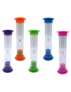 Set de 5 Relojes de Arena Gadgetime USA 2 Minutos Multicolor