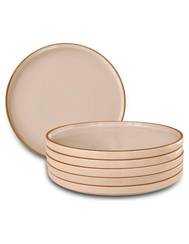 Juego de Platos Cerámicos Mora 6 Piezas 26.67 cm Chai