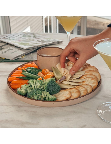 Juego de Platos Cerámicos Mora 6 Piezas 26.67 cm Chai