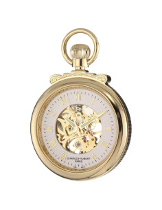 Reloj de Bolsillo Mecánico Charles-Hubert 3903-G Baño de Oro