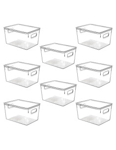 Contenedores Apilables Control Kitchen 8 Piezas 28x19x15 cm