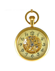 Reloj de bolsillo OGLE automático esqueleto 52mm acero