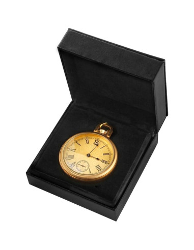 Reloj de bolsillo mecánico Alwesam acero inoxidable vintage