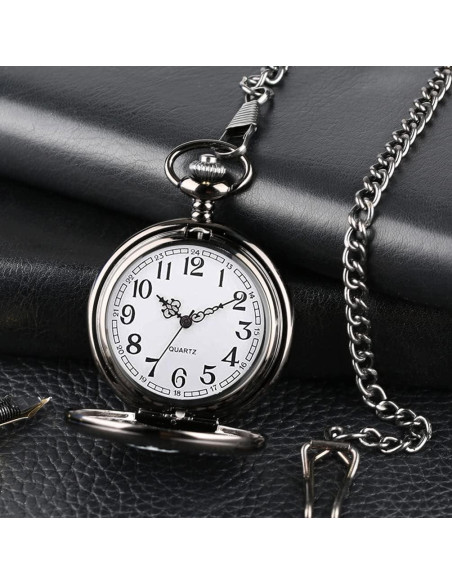 Reloj de Bolsillo Guangstore con Moneda para Veteranos
