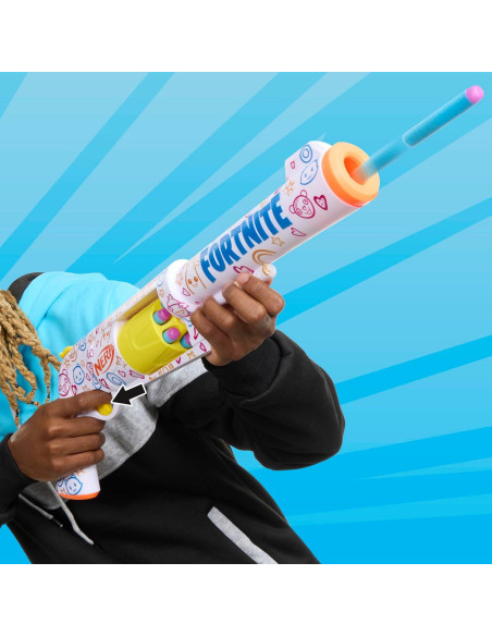 Blaster Nerf Fortnite Frenz 4 Ever con 6 Dardos Elite