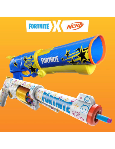 Blaster Nerf Fortnite Frenz 4 Ever con 6 Dardos Elite