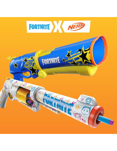 Blaster Nerf Fortnite Frenz 4 Ever con 6 Dardos Elite