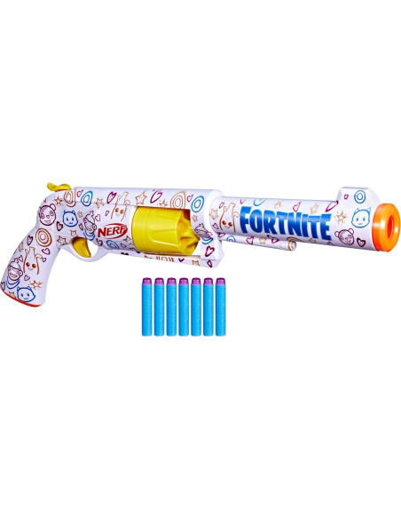 Blaster Nerf Fortnite Frenz 4 Ever con 6 Dardos Elite