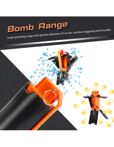 Juguete Táctico Nerf Rival CS Ruibytree con 10 Balas