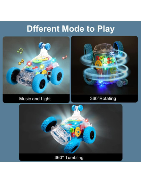 Coche Juguete Iluminado TAKIHON para Niños 1-3 Años