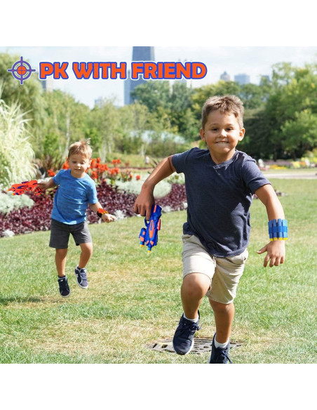 Paquete 2 Pistolas Blaster Banvih con 60 Dardos y Muñequera