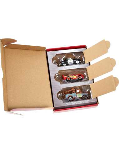 Vehículos de Juguete Mattel Cars Paquete de 3 Metal 1:55
