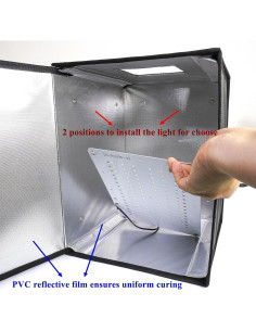 Caja de Curado de Resina UV HOCENWAY 48W 395nm con Control de Brillo 2