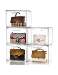 Organizador de Bolsos Stebopum 5 Paquete Acrílico Transparente