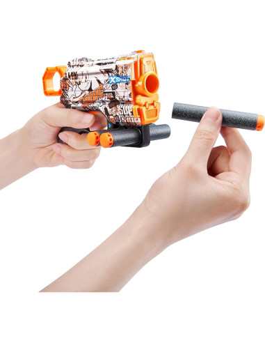 Blaster X-Shot Skins Menace Sonic Retro + 16 Dardos