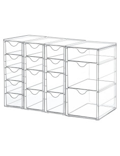 Organizador Acrílico Vtopmart 16 Cajones para Oficina y Maquillaje