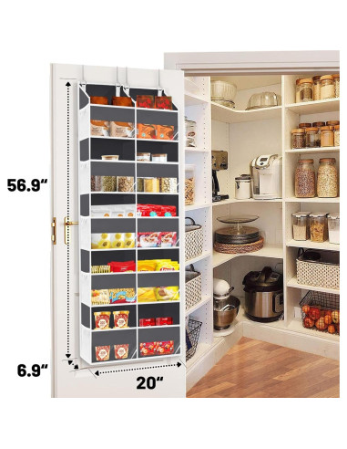 Organizador sobre la puerta Ofiray-Home 5 niveles 10 compartimentos