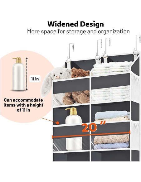 Organizador sobre la puerta Ofiray-Home 5 niveles 10 compartimentos