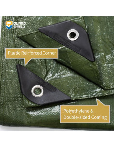 Lona Verde GUARD SHIELD 3,05x6,10m Impermeable 7mil 2