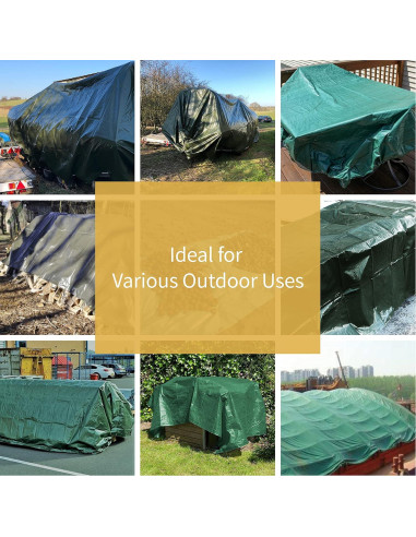 Lona Verde GUARD SHIELD 3,05x6,10m Impermeable 7mil