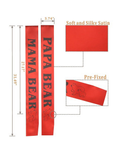 Decoración Baby Shower Lumberjack Bienvenida 6 Piezas 2