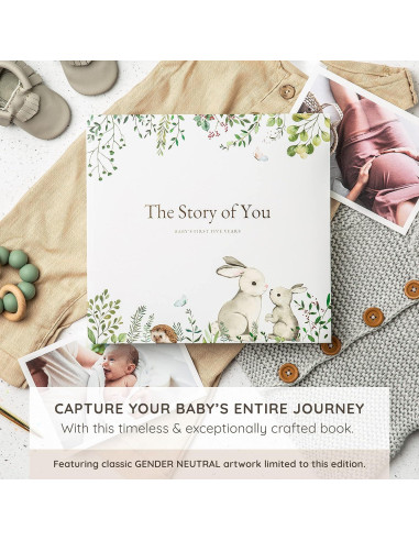 Libro de Recuerdos Bebé ZIRI & ZANE 120 Páginas Bosque