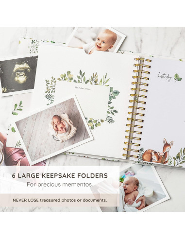 Libro de Recuerdos Bebé ZIRI & ZANE 120 Páginas Bosque