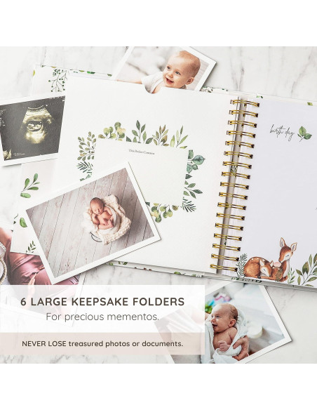 Libro de Recuerdos Bebé ZIRI & ZANE 120 Páginas Bosque