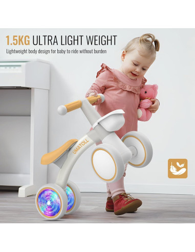 Bicicleta de Equilibrio Umatoll B402 para Bebés 12-24 Meses